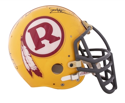 Washington Redskins Multi-Signed Full Size Throwback Helmet with (3) Signatures Including Sonny Jurgensen, Joe Theismann and Billy Kilmer (Beckett)